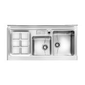 سینک ظرفشویی اخوان کد 320s روکار لگن راست